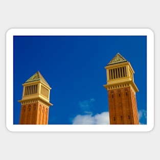 Venetian Towers, Barcelona Sticker